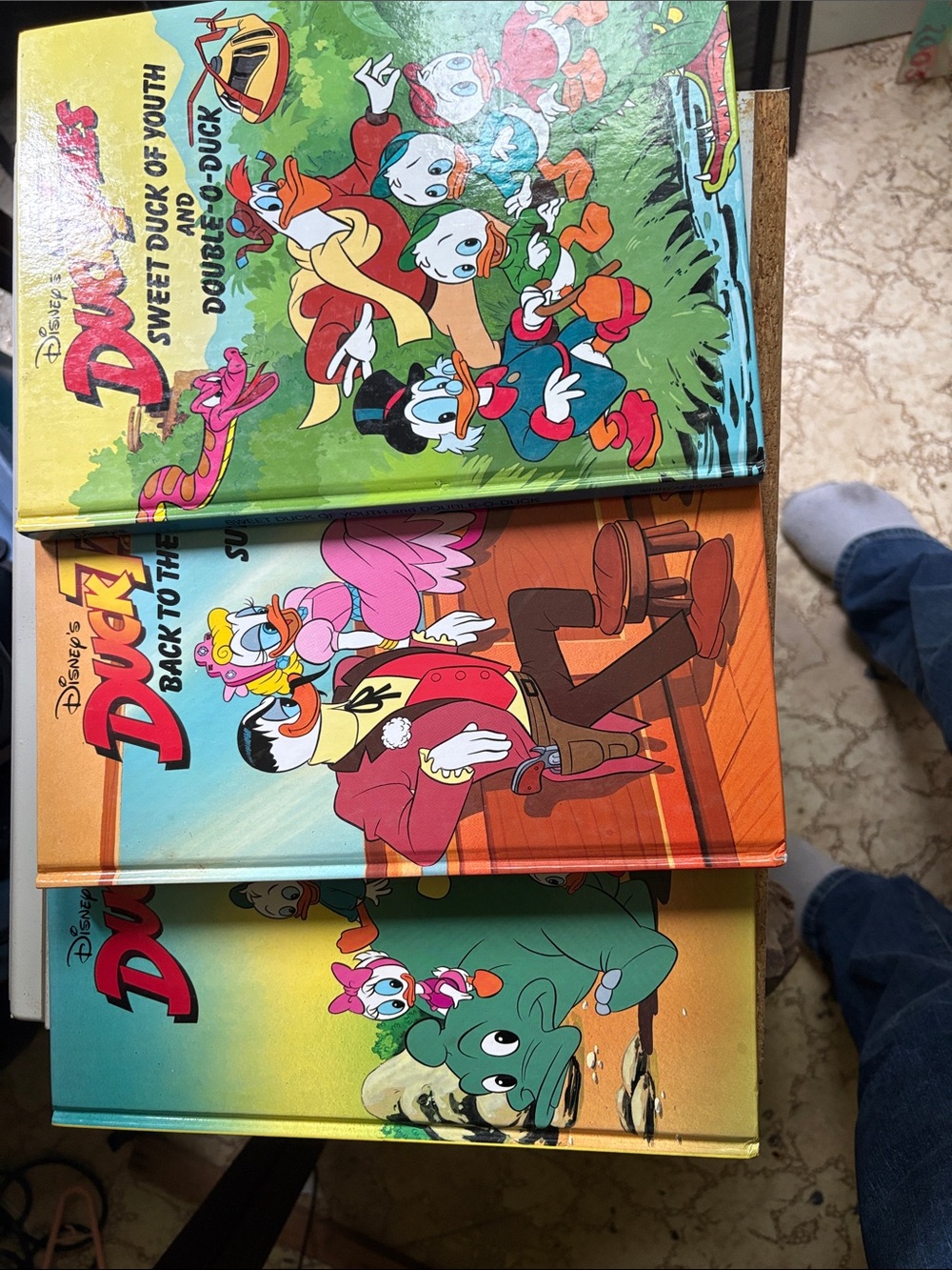 Disney DuckTales Hardcover Set - Yellow, Green, Orange Covers